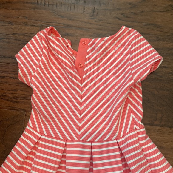 Gymboree size 8, coral and white dress - Picture 3 of 4